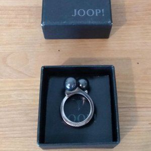 Joop - Double Pearl Ring, SS 925, Sz 7